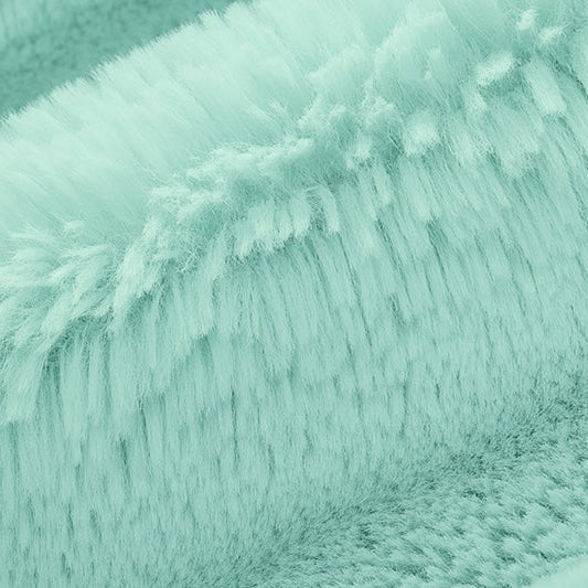 Luxe Cuddle Bunny Aqua Sea Fabric
