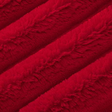 Luxe Cuddle Bunny Cardinal Fabric 58/60"