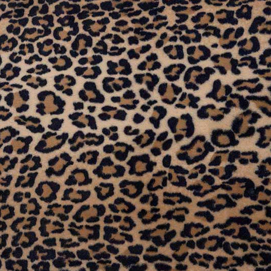 Black Luxe Cuddle Bunny Leo Fabric 58/60"