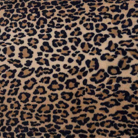 Black Luxe Cuddle Bunny Leo Fabric 58/60"