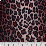 Black Cherry Luxe Cuddle Bunny Leo Fabric