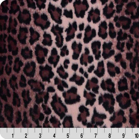 Black Cherry Luxe Cuddle Bunny Leo Fabric