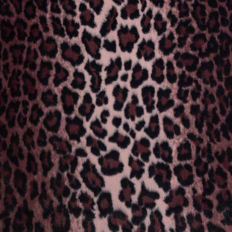 Black Cherry Luxe Cuddle Bunny Leo Fabric