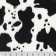Luxe Cuddle Cow Fabric Snow/Black 58/60"