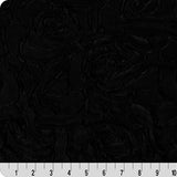 Luxe Cuddle Demi Rose Black Fabric 58-60"