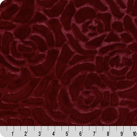 Luxe Cuddle Fabric Demi Rose Merlot 58-60"
