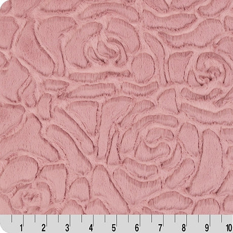 Luxe Cuddle Fabric Demi Rose Woodrose 58-60"