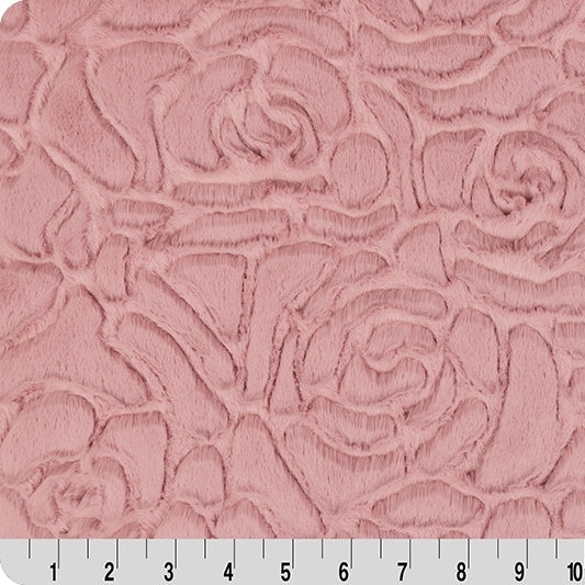 Luxe Cuddle Fabric Demi Rose Woodrose 58-60"
