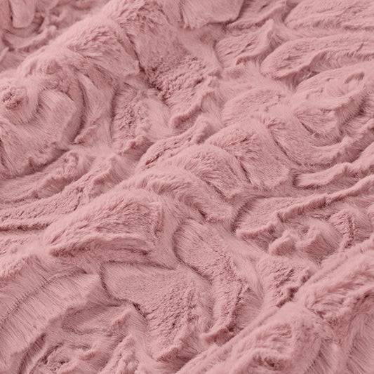 Luxe Cuddle Fabric Demi Rose Woodrose 58-60"