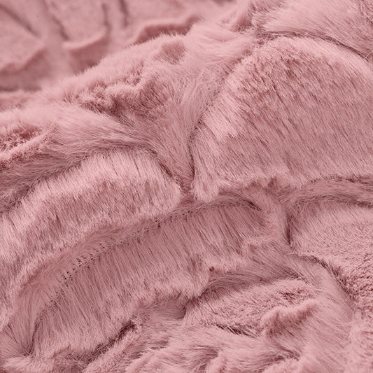 Luxe Cuddle Fabric Demi Rose Woodrose 58-60"