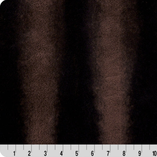 Plush Cuddle Fabric Black Coffee Luxe Cuddle Denver