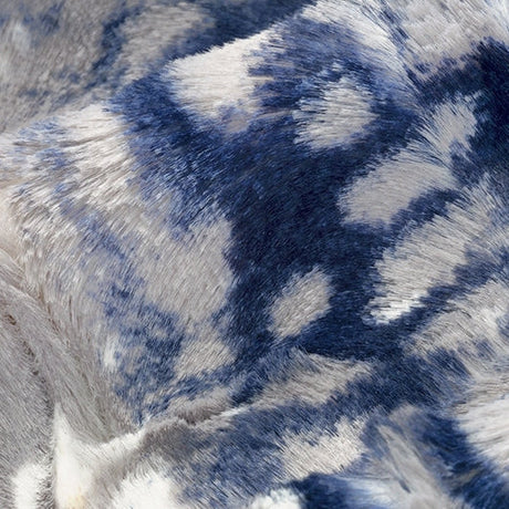 Navy Luxe Cuddle Fawn Fabric 58/60