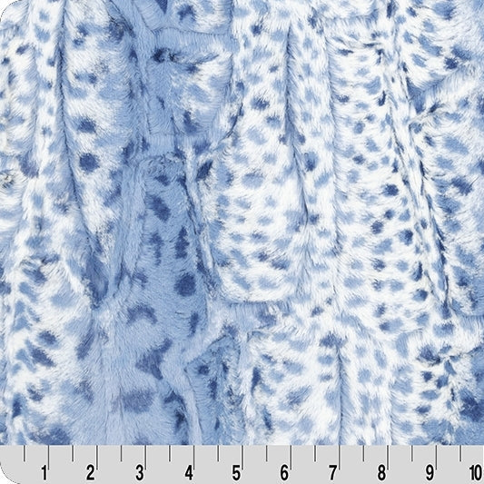 Cuddle Fabric Bluebell Luxe Fawn 58/60