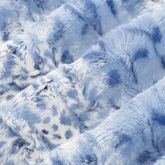 Cuddle Fabric Bluebell Luxe Fawn 58/60