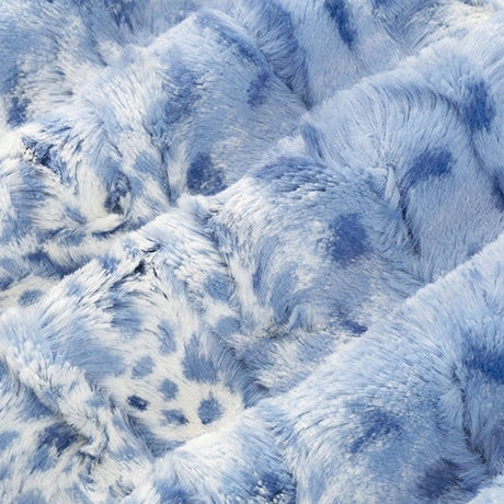 Cuddle Fabric Bluebell Luxe Fawn 58/60