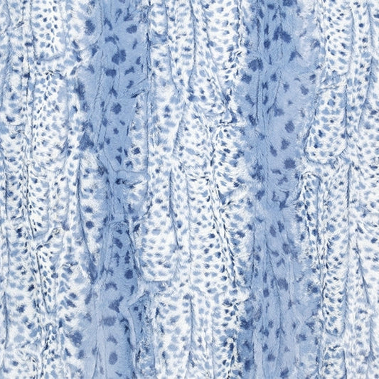 Cuddle Fabric Bluebell Luxe Fawn 58/60
