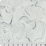 Minky Plush Fabric Luxe Cuddle Frosted Hide Navy 58-60"