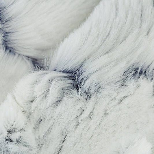 Minky Plush Fabric Luxe Cuddle Frosted Hide Navy 58-60"
