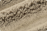Plush Cuddle Fabric Luxe Frosted Baby Seal Chocolate Almond