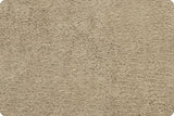 Plush Cuddle Fabric Luxe Frosted Baby Seal Chocolate Almond