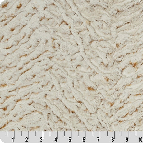 Cuddle Fabric Frosted Zebra Camel