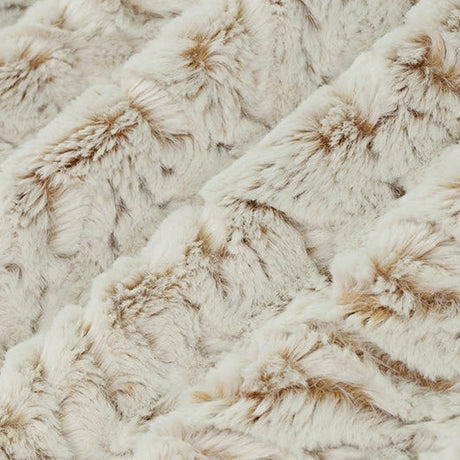 Cuddle Fabric Frosted Zebra Camel