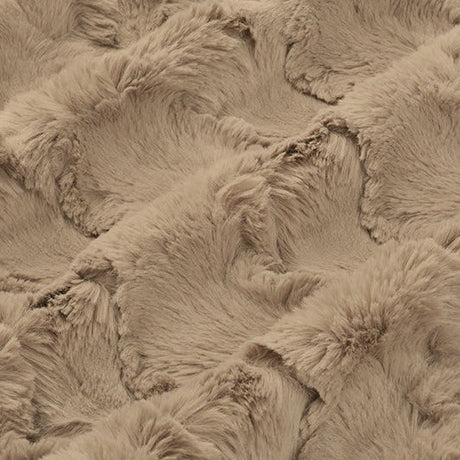 Polyester Cuddle Fabric Luxe Cuddle Glacier Simply Taupe 58-60"
