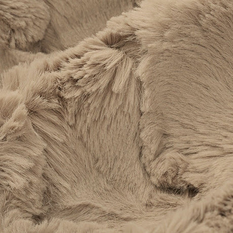 Polyester Cuddle Fabric Luxe Cuddle Glacier Simply Taupe 58-60"