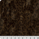 Minky Cuddle Fabric Mahogany Luxe Jaguar 58/60