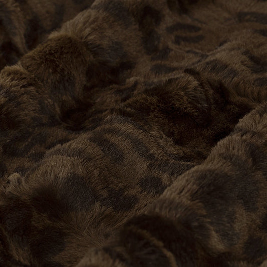 Minky Cuddle Fabric Mahogany Luxe Jaguar 58/60