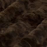 Minky Cuddle Fabric Mahogany Luxe Jaguar 58/60