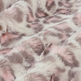 Blush Luxe Cuddle Leopard Fabric 58/60