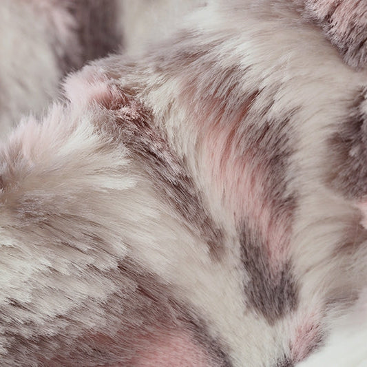 Blush Luxe Cuddle Leopard Fabric 58/60