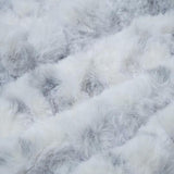 Luxe Cuddle Milan Lynx Fabric Silver