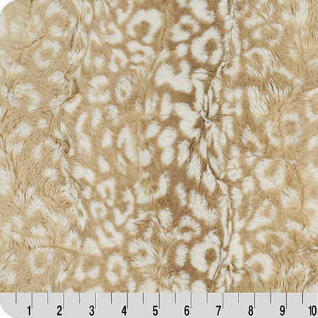 Minky Cuddle Fabric Biscotti Ocelot 58/60
