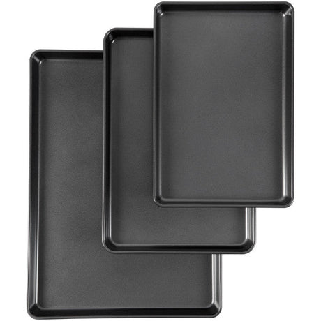 Wilton Perfect Results Premium Non-Stick Bakeware Mega Cookie Baking Set, 3-Piece