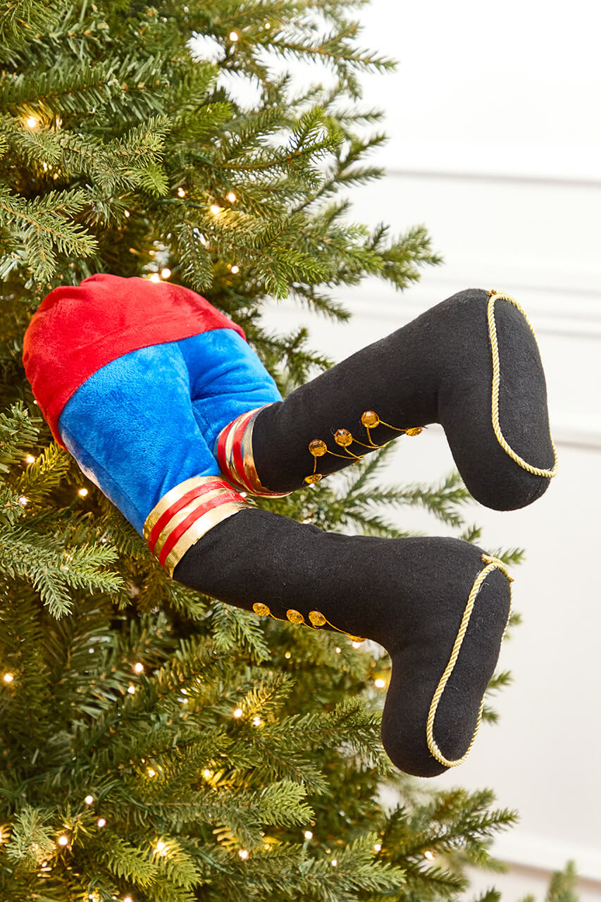 19" x 7.5" Plush Nutcracker Legs