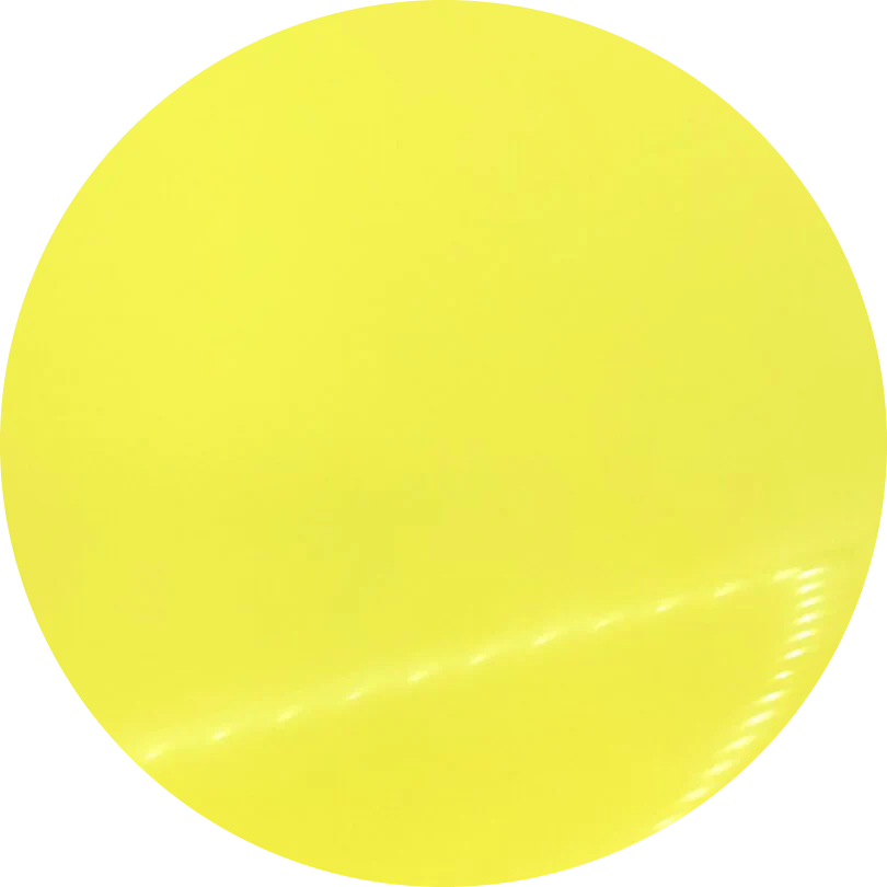 Prolite Vinyl Heat Transfer Vinyl Fabric - Lemon Yellow, Hot Peel, 20" H x 12" W, 20" H x 36" W, 20" H x 180" W, 20" H x 900" W (Foot, Yard, 5 Yard)