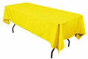 Mantel rectangular de poliéster 60x144 pulgadas – mantel duradero y reutilizable para bodas, fiestas, banquetes y eventos  