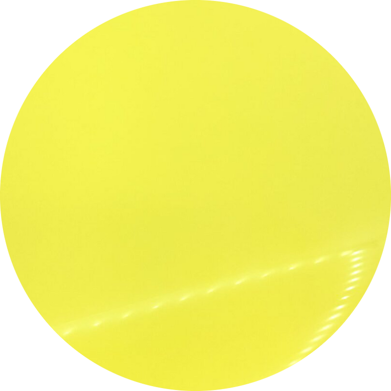 Plain Heat Transfer Vinyl - Lemon Yellow, Hot Peel, 20" H X 12" W (Foot), 20" H X 36" W (Yard), 20" H X 180" W (5 Yards), 20" H X 900" W (25 Yards)
