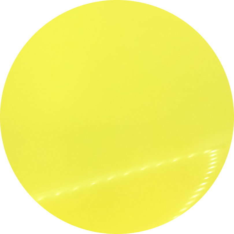 Plain Heat Transfer Vinyl - Lemon Yellow, Hot Peel, 20" H X 12" W (Foot), 20" H X 36" W (Yard), 20" H X 180" W (5 Yards), 20" H X 900" W (25 Yards)