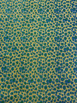 Leopard Glitter Canvas Vinyl Fabric - Leopard Print, 54" Width (1 Yard)