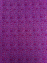 Leopard Glitter Canvas Vinyl Fabric - Leopard Print, 54" Width (1 Yard)