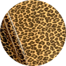 Pattern Vinyl Heat Transfer Vinyl - Leopard Gold, 20" H X 12" W Foot, 20" H X 36" W Yard, 20" H X 180" W 5 Yards