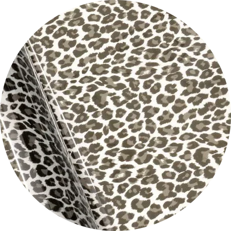 Pattern Vinyl Heat Transfer Vinyl - Leopard Silver, 20" H X 12" W, 20" H X 36" W, 20" H X 180" W (Foot, Yard, 5 Yard)