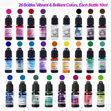 Let's Resin Alcohol Ink - 26 Bottle Set