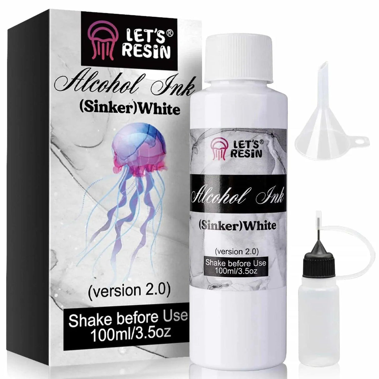 Let's Resin Alcohol Ink - White