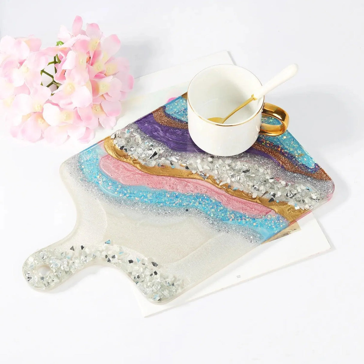 Let's Resin Mica Powder - Silver (3.5 oz)