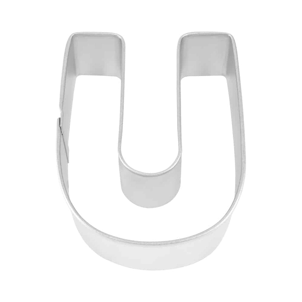 Letter 'U' Cookie Cutter, 2-1/2" x 3"