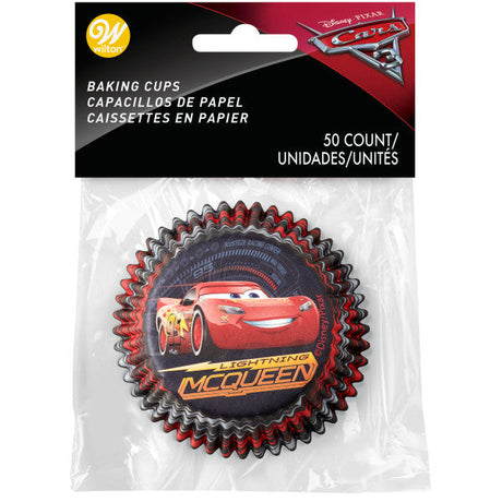 Wilton Disney Pixar Cars 3 Cupcake Liners, 50-Count